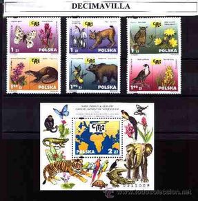 Timbres: POLONIA, 2001, 3666/71 + H.B. 153, FAUNA DIVERSA, FAVR186